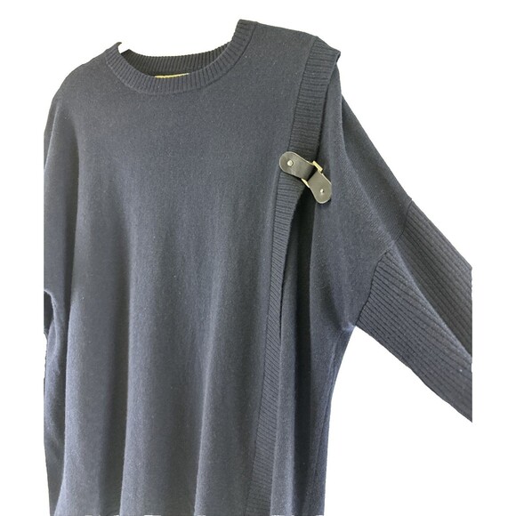 Peck And Peck Cashmere Sweater Wrap Ribbed Long Sleeve Clasp Round Womens XL - Picture 4 of 12